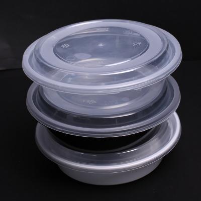 China Modern Wholesale Professional Restaurant PP Disposable Disposable Plastic Salad OEM Takeout Bowl for sale