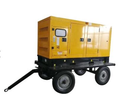 China 200kw Cummins Diesel Trailer Generator Power Generator met 24V DC elektrische start Te koop