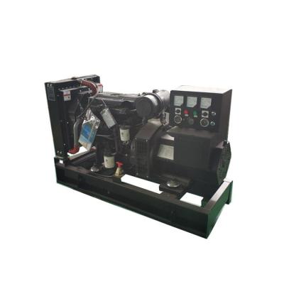 China 30 kW 40 pk brandstofloze en geluidsloze motorgenerator met Leroy Somer alternator Te koop