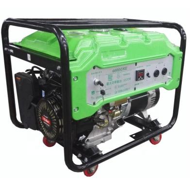 China 5 kW tragbarer Benzingenerator KT-6600CX Handstart/Elektrostart 188F zu verkaufen