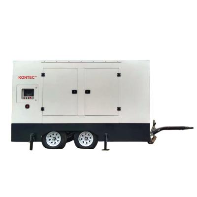 China 160kw Cummins Motor Stil Diesel Generator Trailer Type 1800RPM Russisch besturingssysteem Te koop