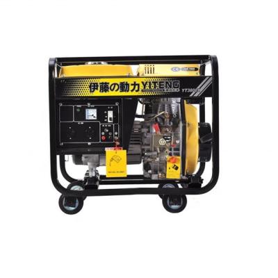 China 3000 RPM/3600 RPM Small Open Type Silent Diesel Generator met een verplaatsing van 0,211 Te koop