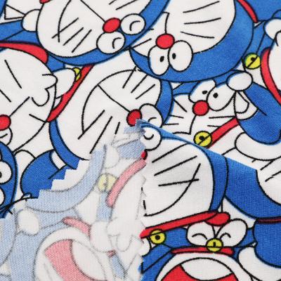 China Eco friendly hot sale cheap yarn dyed poly spandex fabric custom light cartoon for cloth for sale