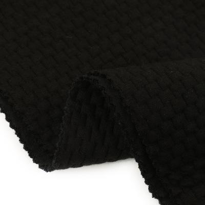 China Assuredly eco-friendly cotton polyester pongee black plaid lot quality action squishy spandex fabric for clothes for sale