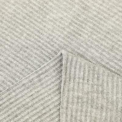 China Eco Friendly Hot Sale Elasticity Solid 2*2 Rib Knit Yarn Dyed Rayon Ribbed Spandex Fabric For T Shirt for sale