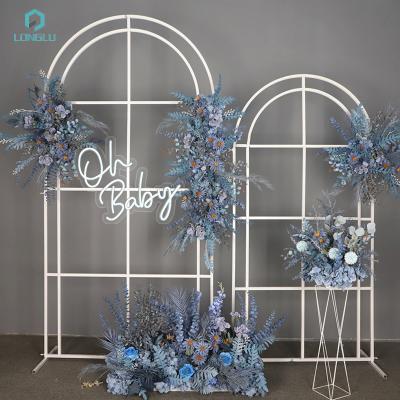 China Wedding/Party Event/Party Decoration Wedding Event Metal Flower Balloon View Arch Backdrop for sale