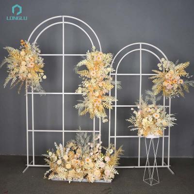 China Wedding/Party Event/Party Decoration Wedding Event Metal Flower Balloon View Arch Backdrop for sale