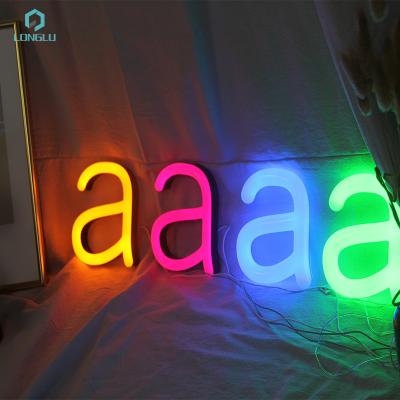 China Hot Sale Buildings Custom Advertising Acrylic Neon Letters Backboard Neon Sign Light for sale