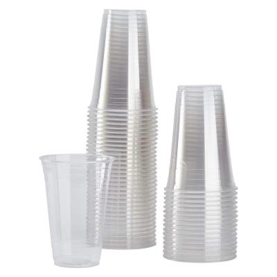 China 20 oz PLA Clear Compostable Cups for Compostable Cold Drinks (Case of 1000) for sale