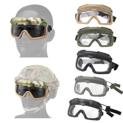 China PC is High Quality Adjustable Game Goggle CS Resistance Army Military Tactical Goggles for Hunting Shooting Eyewear for sale