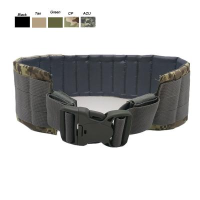 China Multi-pockets/Wear-resistance army webbing tactical nylon belt with plastic buckle for sale