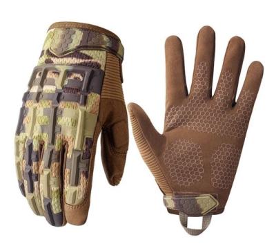 China Comfortable Military Tactical Paintball Gloves Special Forces Full Finger Paintball Gloves for sale