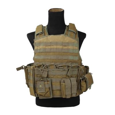 China With Wholesalers Tensile Strength And Wear Resistance Tactical Army Molle Plate Carrier Weight Military Vests With Backpack for sale