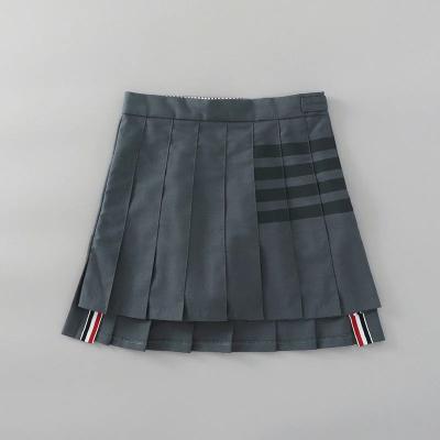 China Breathable Europe And USA Summer Girls High-Waisted Anti-Warm Light Pleated Skirt for sale