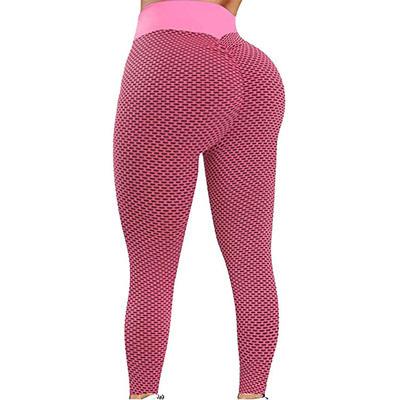 China European and American Peach Hip Waist High Waist Jacquard Yoga Pants Sports Breathable Thin Gaiters for sale