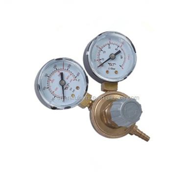 China Industrial REFULGENCE CO2 GAS REGULATOR, SMALL SIZE AMERICAN SIZE CO2 REGULATOR, FULL BRASS REGULATOR for sale