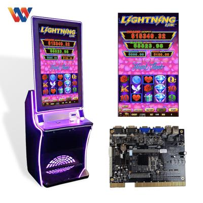 China Hot Selling High Returns 10 in 1Lightning Link Slot Game Board 43 Inch Vertical Touch Screen Vertical Slot Gambling Game Games Machines for sale