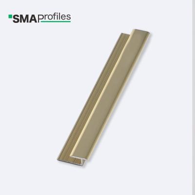 China SMA Profile Modern Custom Aluminum Cabinet Edge Marble Tiles Metal Strips Aluminum Tile Trim for sale