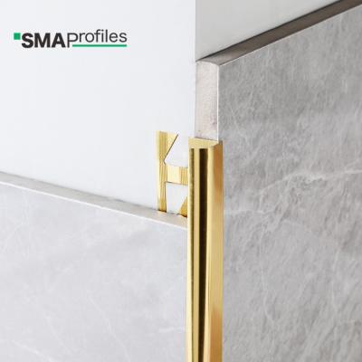 China SMA Free Sample Modern Round Shape Tile Corner Trim Aluminum For Pillar Edge for sale