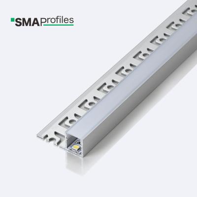 China For cabinet SMA aluminum channel for led lights led strip corner channel aluminum profile light for sale