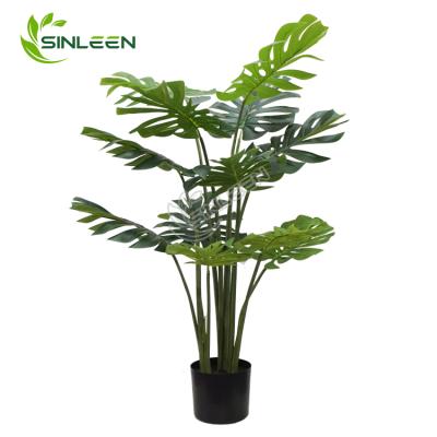 China Direct Selling Plant Decoration Indoor Monstera Deliciosa Large Leaf Decorative Artificial Plant for sale