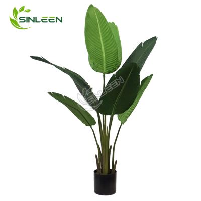 China Large Canna Indoor Plant Decoration Bird Paradise Artificial Ravenala Madagascariensis for sale