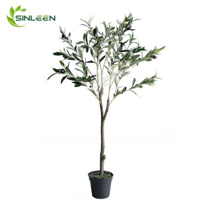 China Indoor Ornamental Artificial Decorative Plastic Home Decor Shenzhen Mini Olive Tree for sale