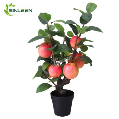 China Best Selling Indoor Home Plant Decoration Artificial Apple Fruit Tree With Apple for sale