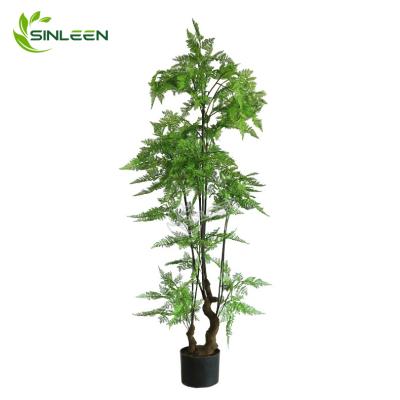 China Wholesale Indoor Decoration Plastic Plant Boston Faux Tropical Air Fern Artificial Tree for sale