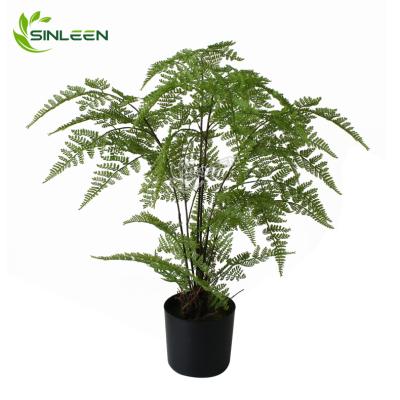 China Boston Fern Tree Faux Decorative Artificial Silk Plant Indoor Decoration New Design for sale