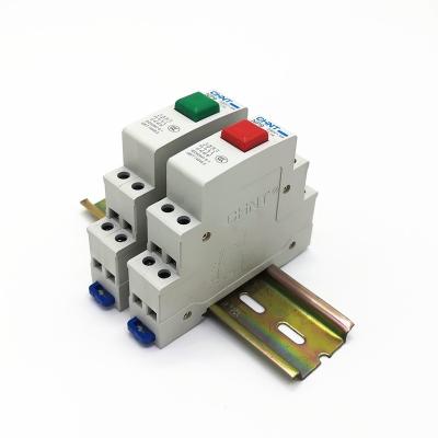 China NP9 Din Rail Mount Push Button Green NP9 2NO 2NC Red Push Button Switch for sale