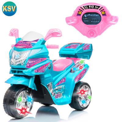 China Ride On Toy Hot Selling 6V Kids Electric Battery Motorcycle With Lightweight Wheels For Kids To Ride for sale