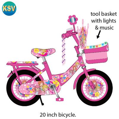 China Wholesale Steel Premium Hot Saling Girl's Training Color Mutil Quality Cycle Bike For Kid Toys for sale