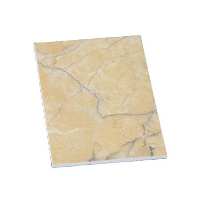 China Recyclable Marble PVC Interior Glossy Wall Panel For Luxury Hotel Decoration for sale