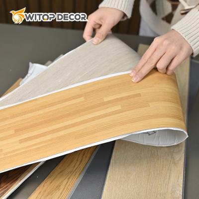 China Waterproof Wear Resistant Anti-slip White Dance Loose Lay Vinyl Flooring With Wood Texture for sale