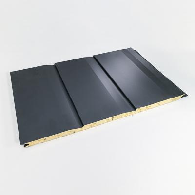 China Easy Installation Easy Operation Panel Sandwich EPS Foam Insulated Exterior Wall Panels Roofing Panels for sale