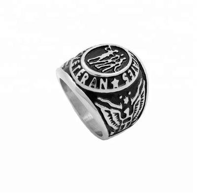 China Vintage Popular Mens Stainless Steel Vintage Ring for sale