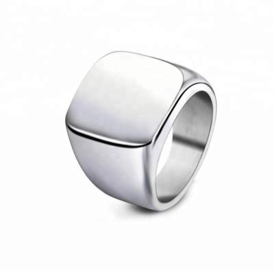 China Most Popular FASHIONABLE Stainless Steel Seal Rings For Men for sale