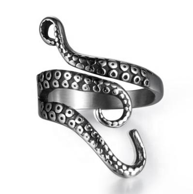 China Newest Design TRENDY Stainless Steel Octopus Rings For Men for sale