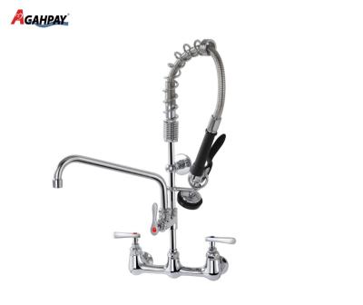 China Thermostatic Faucets 25 Inch Sleek And Flexible Hose Commercial Kitchen Faucet With Water Saving Sprayer Valve Best Rated For Corrosion Resistance for sale