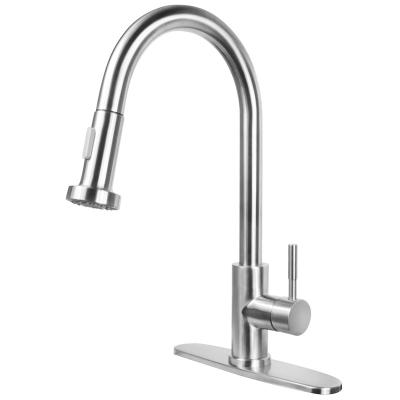 China Agahpay 304 Stainless Steel Thermostatic Kitchen Faucet Manufacturer Kitchen Faucet Pull Down Kitchen Faucet With Sprayer Spring Sink Faucet for sale