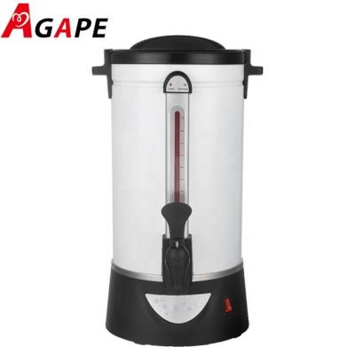 China 360 Rotation Electric Water Urn Stainless Steel Base 10L Degree White Painted Tea Urn Housing For South Africa Market for sale