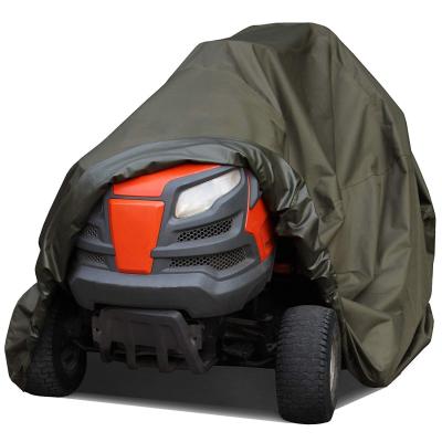 China 600D Heavy Duty Polyester Waterproof Oxford, Coat UV Rubber Outdoor Zero-Turn PU Protective Lawnmower Riding Cover for sale