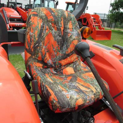 China Fashion Lawn Mower Tractor Seat Covers for Kubota L3301, L3901, L4701 in Camouflage Endura MC2 Orange Orange for sale