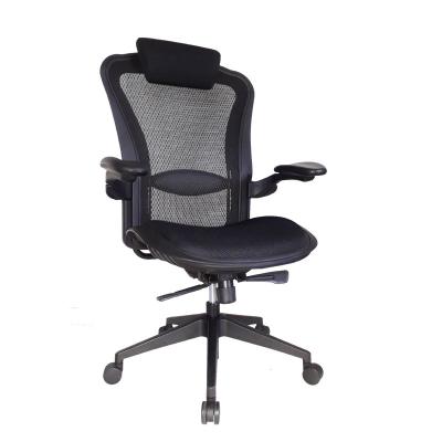 China (Size) Best Selling Soft Feeling Adjustable Mesh Fabric Office Chair Back With Swivel Foot for sale