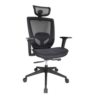 China (Size)Adjustable Advanced Design Hard Working Full Material Home Mesh Office Chair for sale