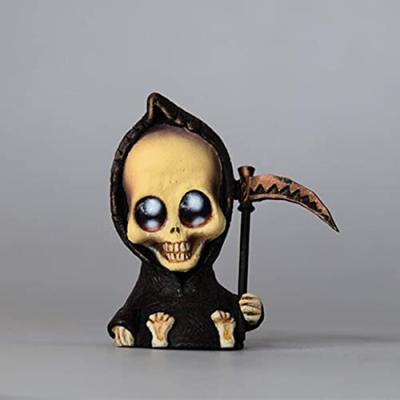 China Resin Baby Death Statue Halloween Resin Crafts Indoor Decorations Ornaments for sale