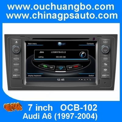 China Ouchuangbo Audio Video RDS S100 Platform Audi A6(1997-2004) with Bluetooth TV iPod GPS Player 3G WiFi SWC OCB-102 for sale