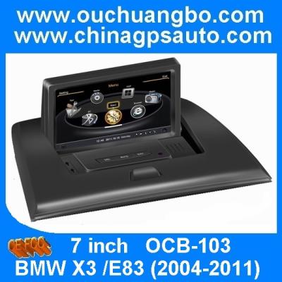 China Ouchuangbo S100 Car Pc DVD Navi for BMW X3 /E83 (2004-2011) GPS 3G Wifi Multimedia System for sale