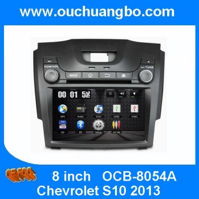 China Ouchuangbo Car GPS Sat Navi Multimedia for Chevrolet S10 2013 DVD Player iPod RDS OCB-8054A for sale